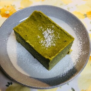 低糖質・グルテンフリー☆濃厚抹茶チーズケーキ